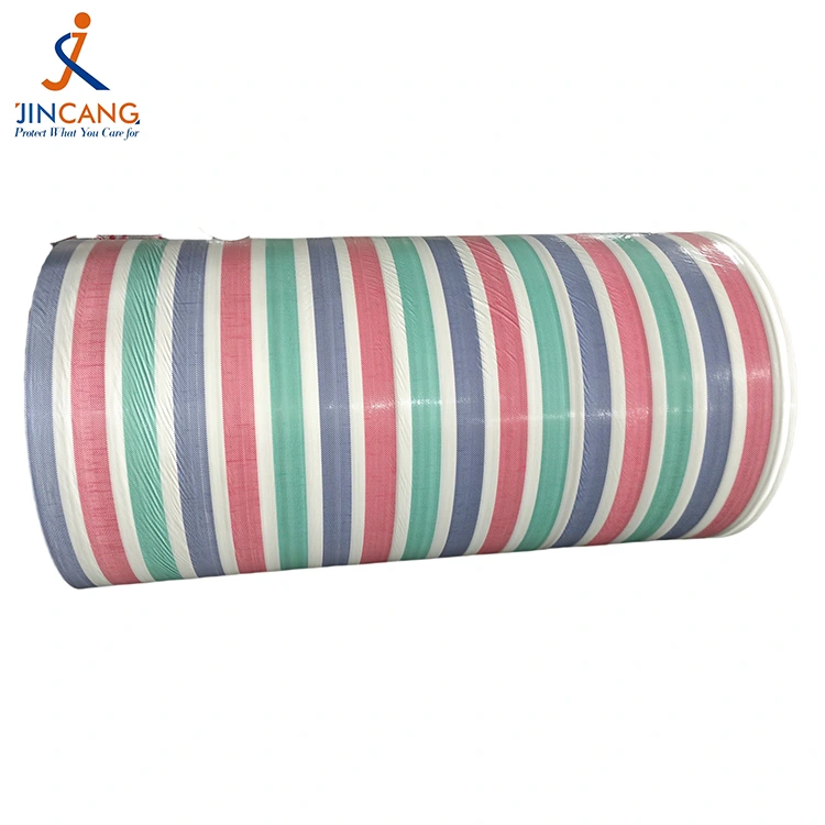 110 GSM Strip PE plachta Roll 110 GSM Strip PE plachta Roll