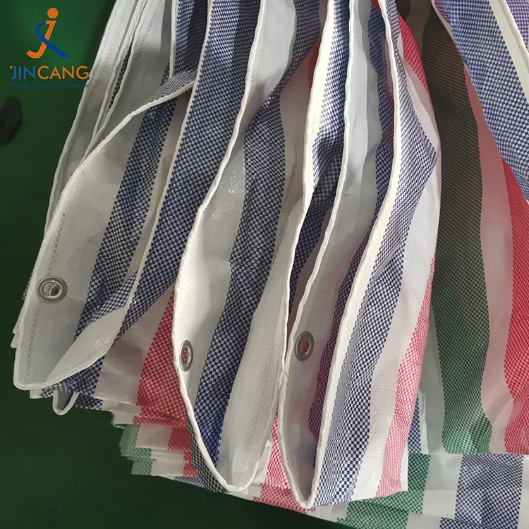 110 GSM Strip PE plachta Roll