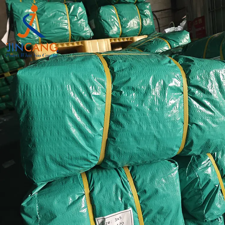 120 GSM Green Silver PE plachta