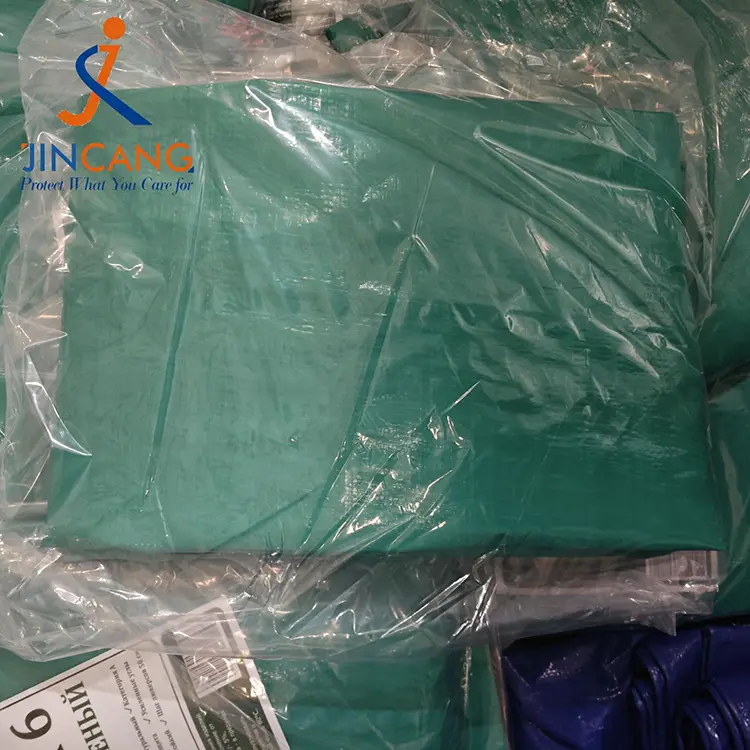 120 GSM Green Silver PE plachta