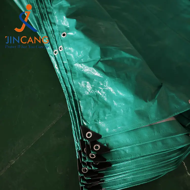 120 GSM Green Silver PE plachta