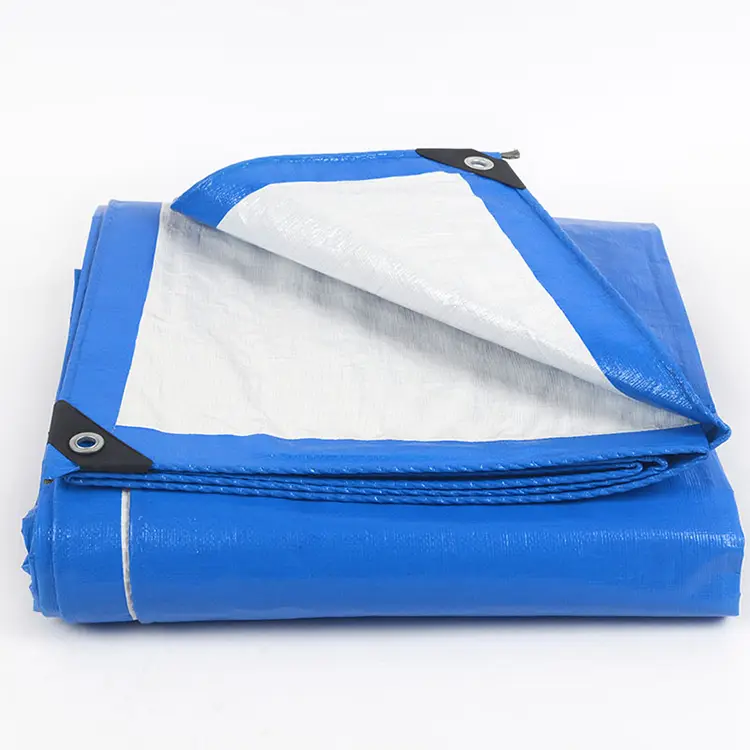 160g modrá biela plachta PE 160g modrá biela plachta PE