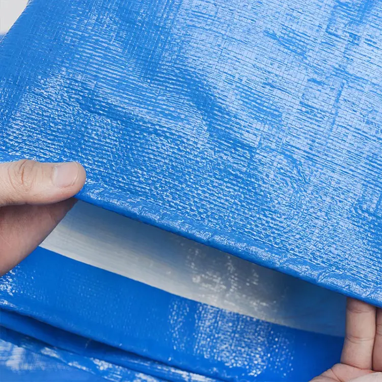 160g modrá biela plachta PE