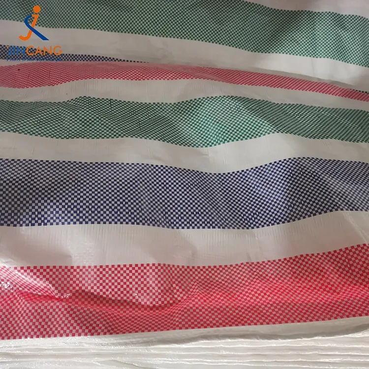 90 GSM Strip PE plachta Roll