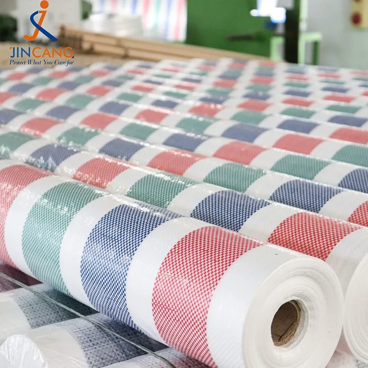 90 GSM Strip PE plachta Roll