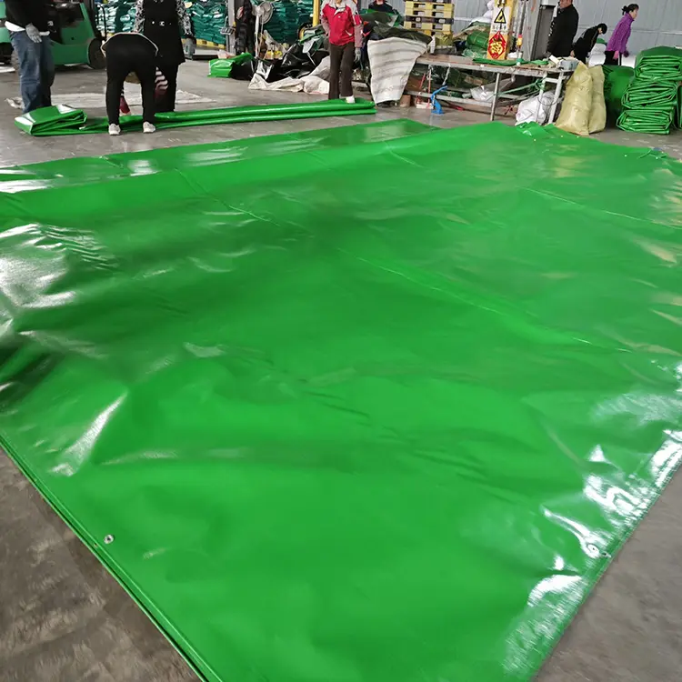Grass Green 300 GSM Virgin PE Tarpaulin