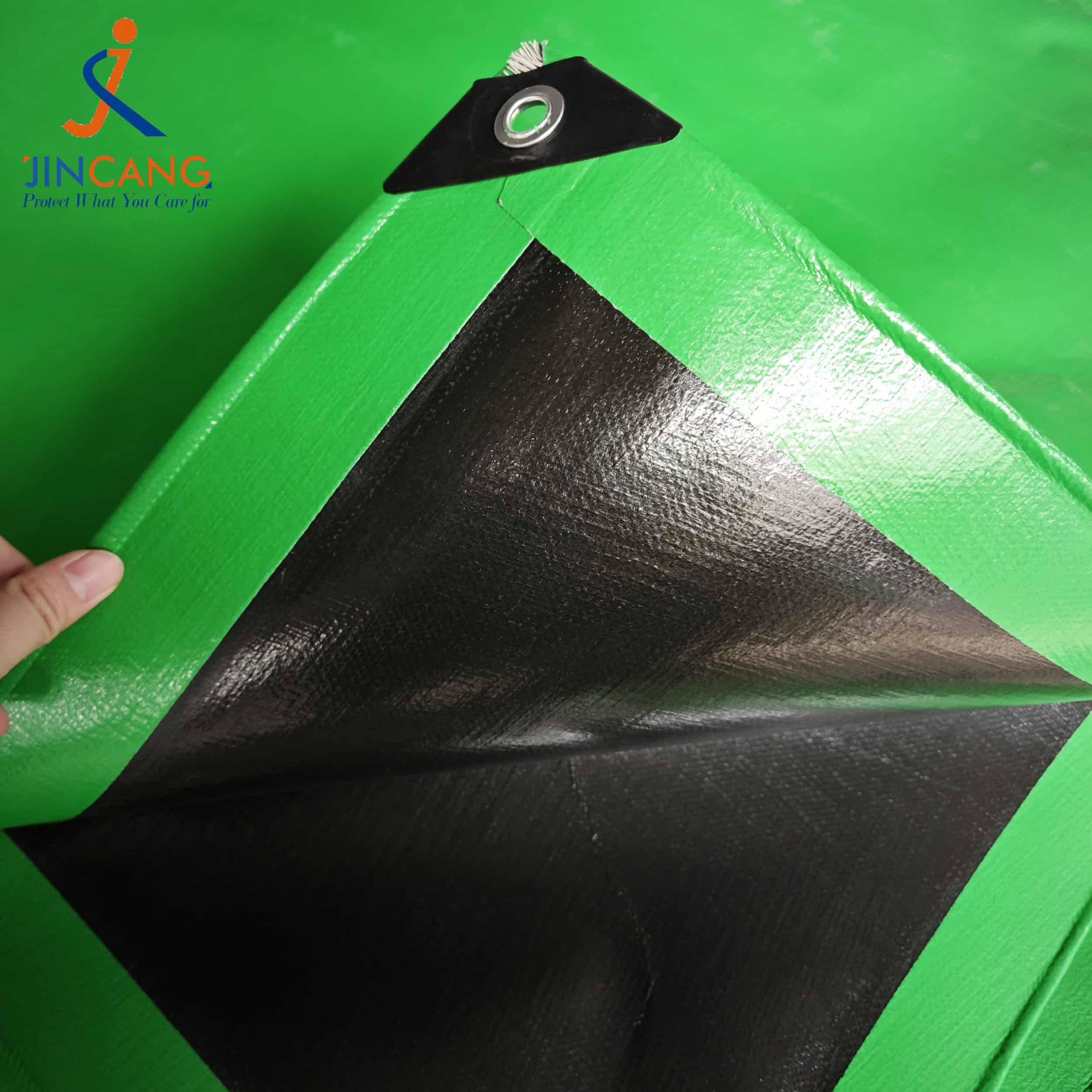 Grass Green 300 Gsm Virgin PE plachta Grass Green 300 Gsm Virgin PE plachta